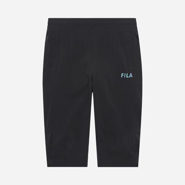 Fila Aurora Stretch Warm Up Fleece Boy's Shorts - Black,NZ 938-41865